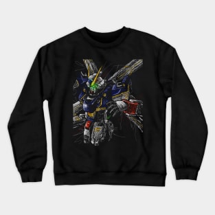 Crossbone gundam x1 standard version Crewneck Sweatshirt